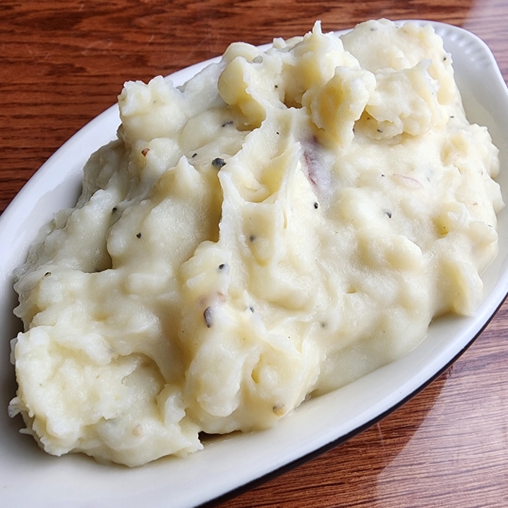 Side-Mashed Potatoes.