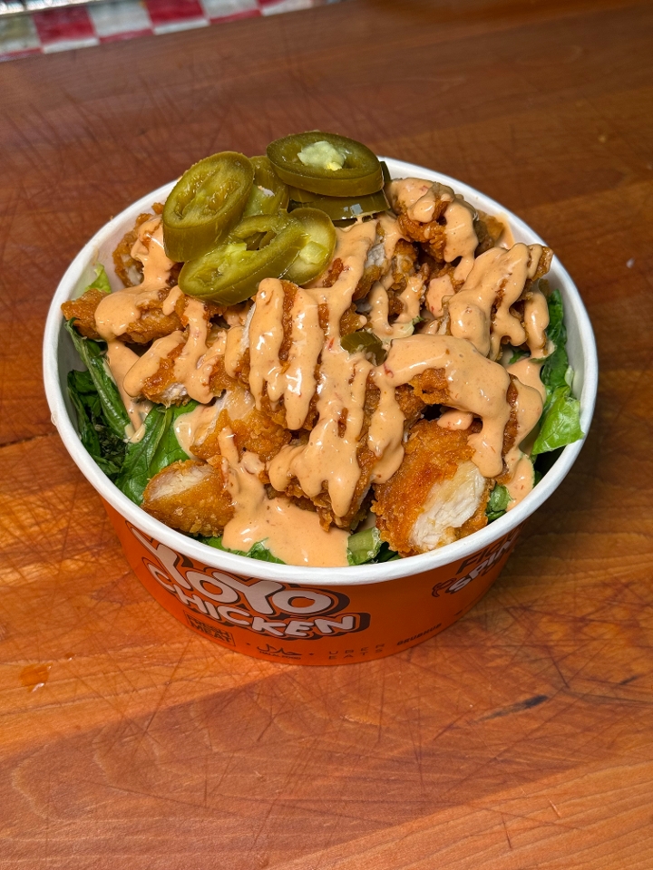 Crispy Chicken Salad Bowl.