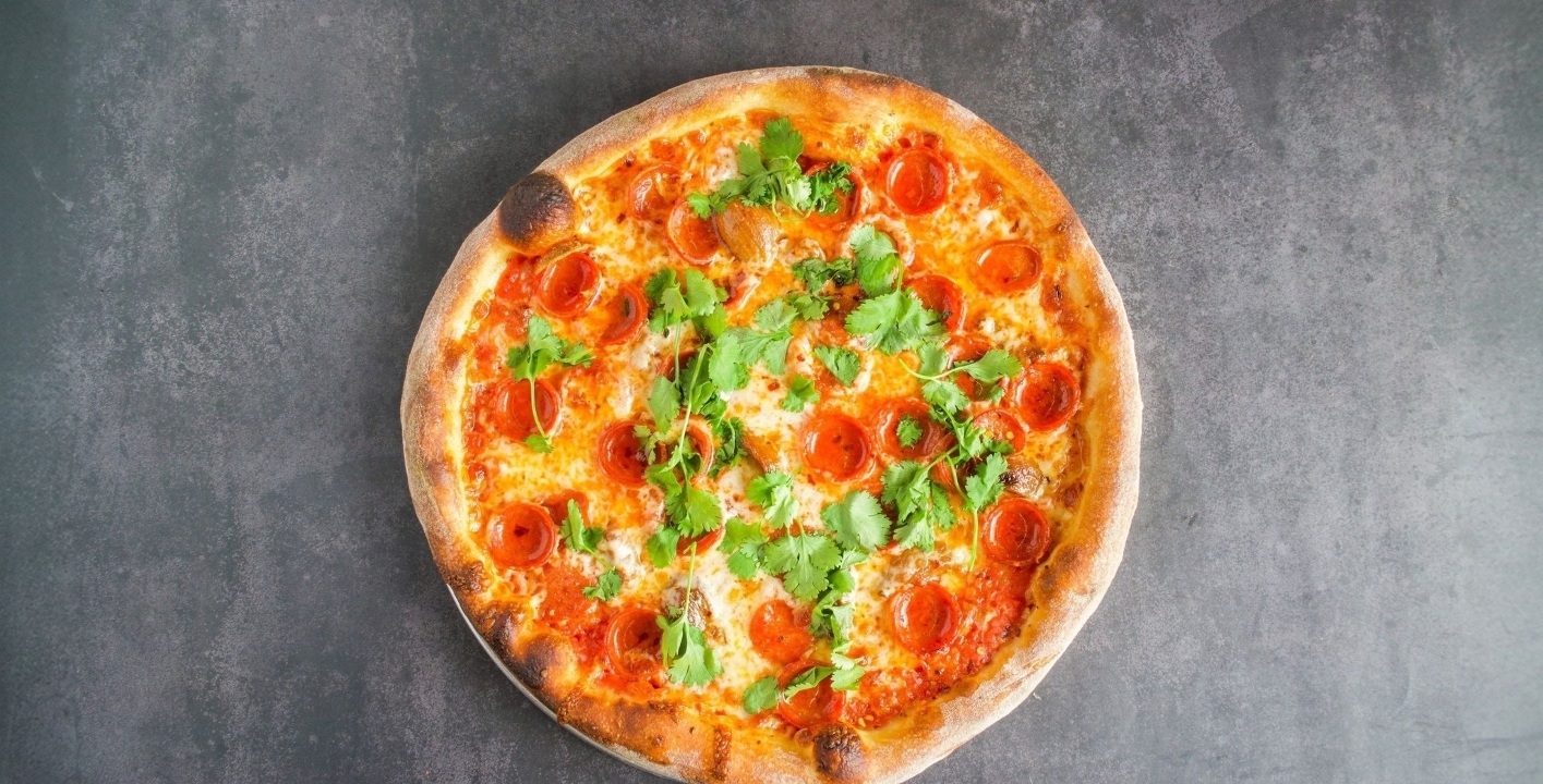 Spicy Pepperoni Pie.