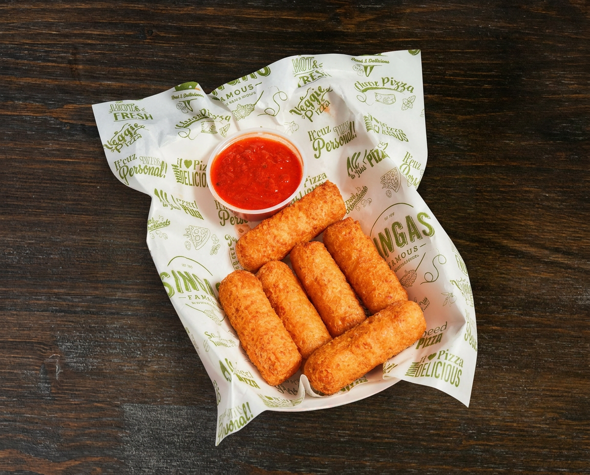 Mozzarella sticks 6pc.