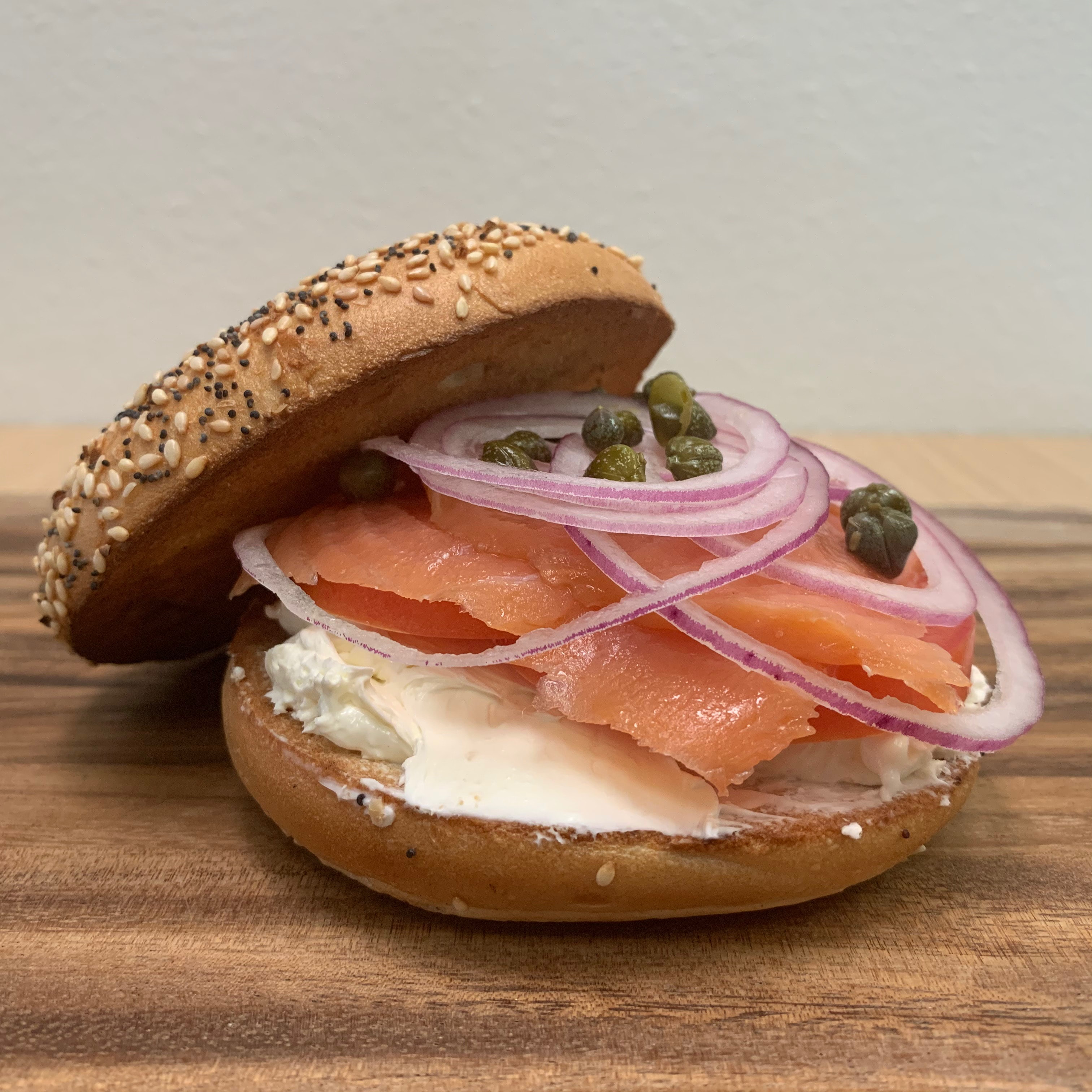 Sliced Lox Sandwich..