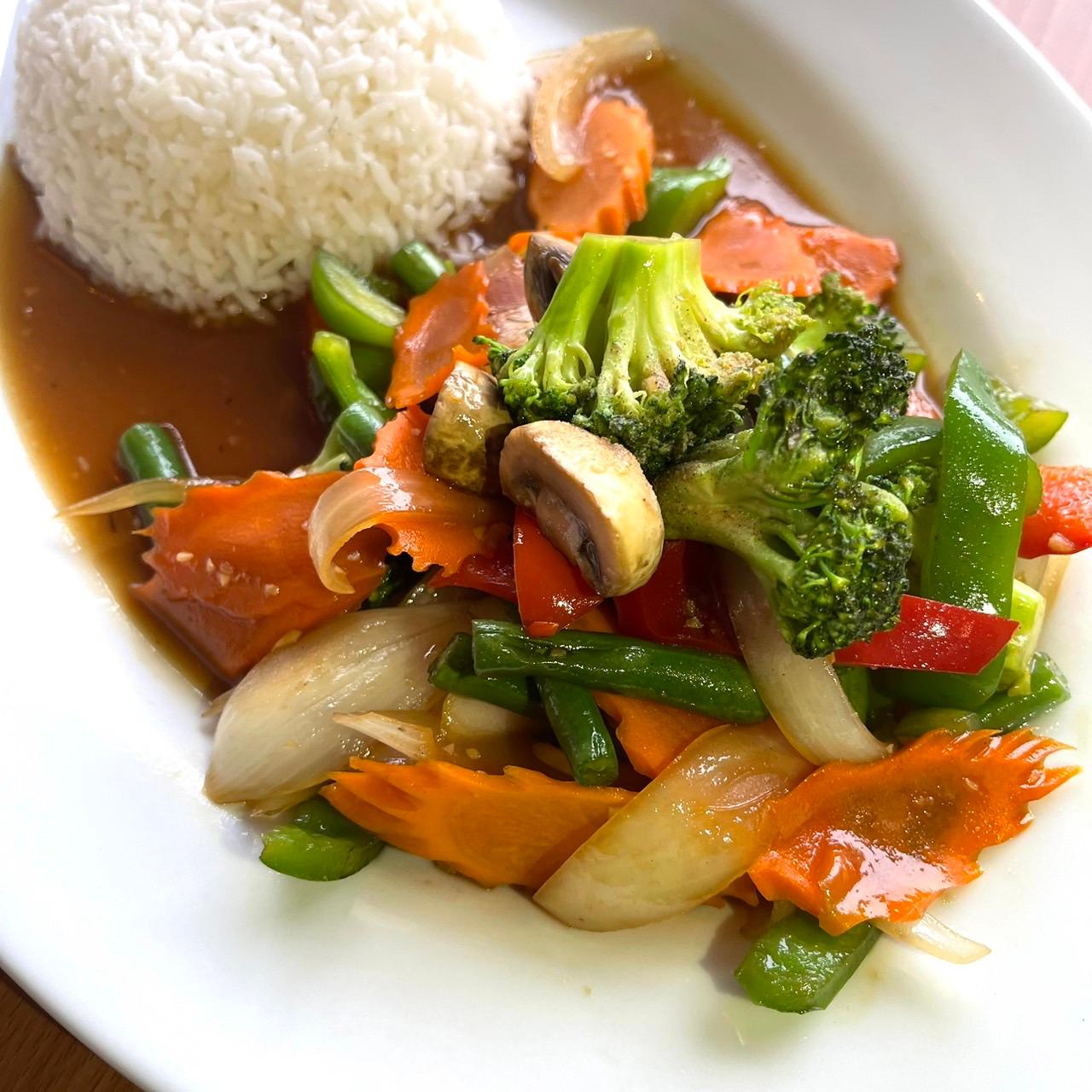 L - Stir Fried Vegetable.