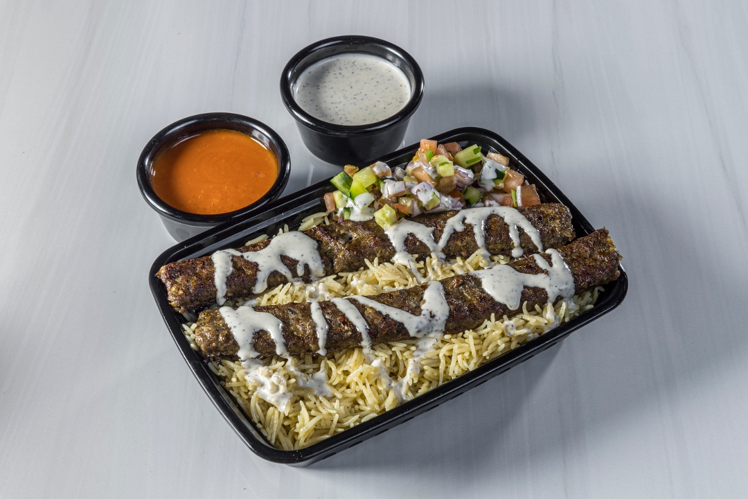 Adana Kebab (Beef) Platter.