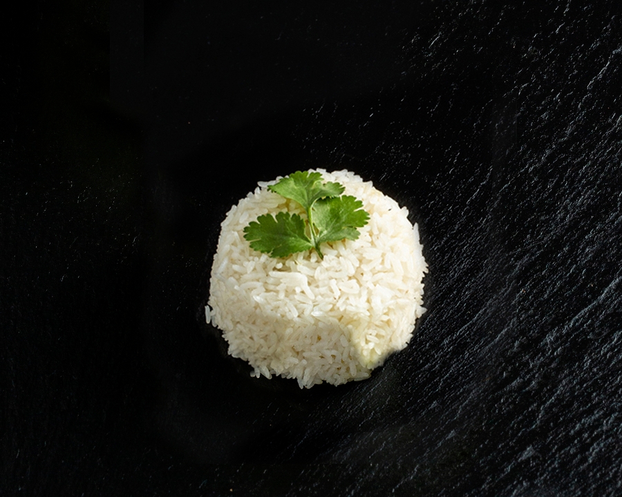 WHITE RICE.