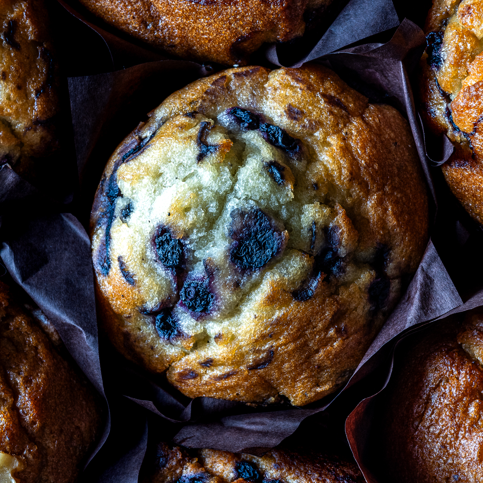 Blue berry muffin.