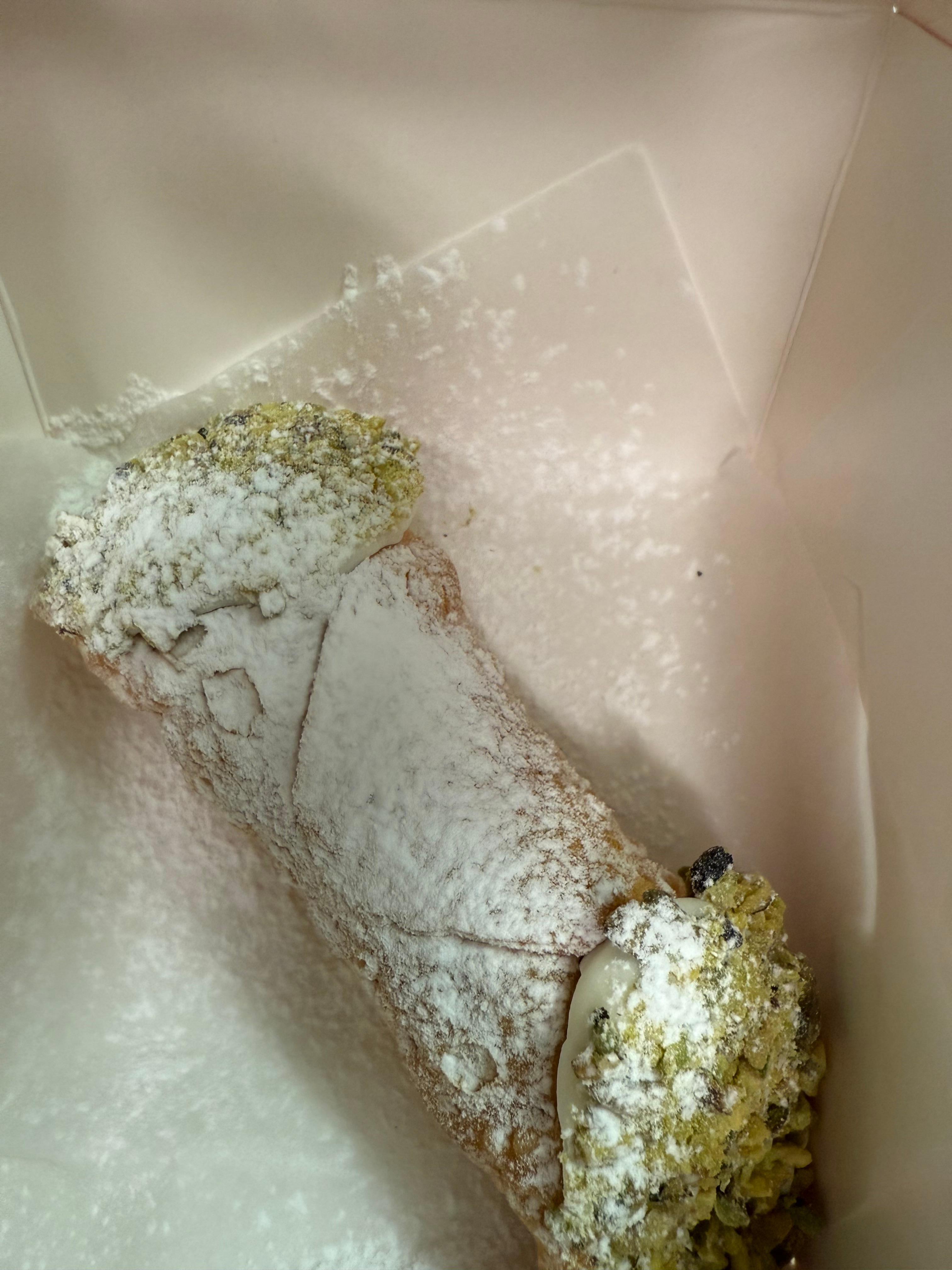 Pistachio Canoli.
