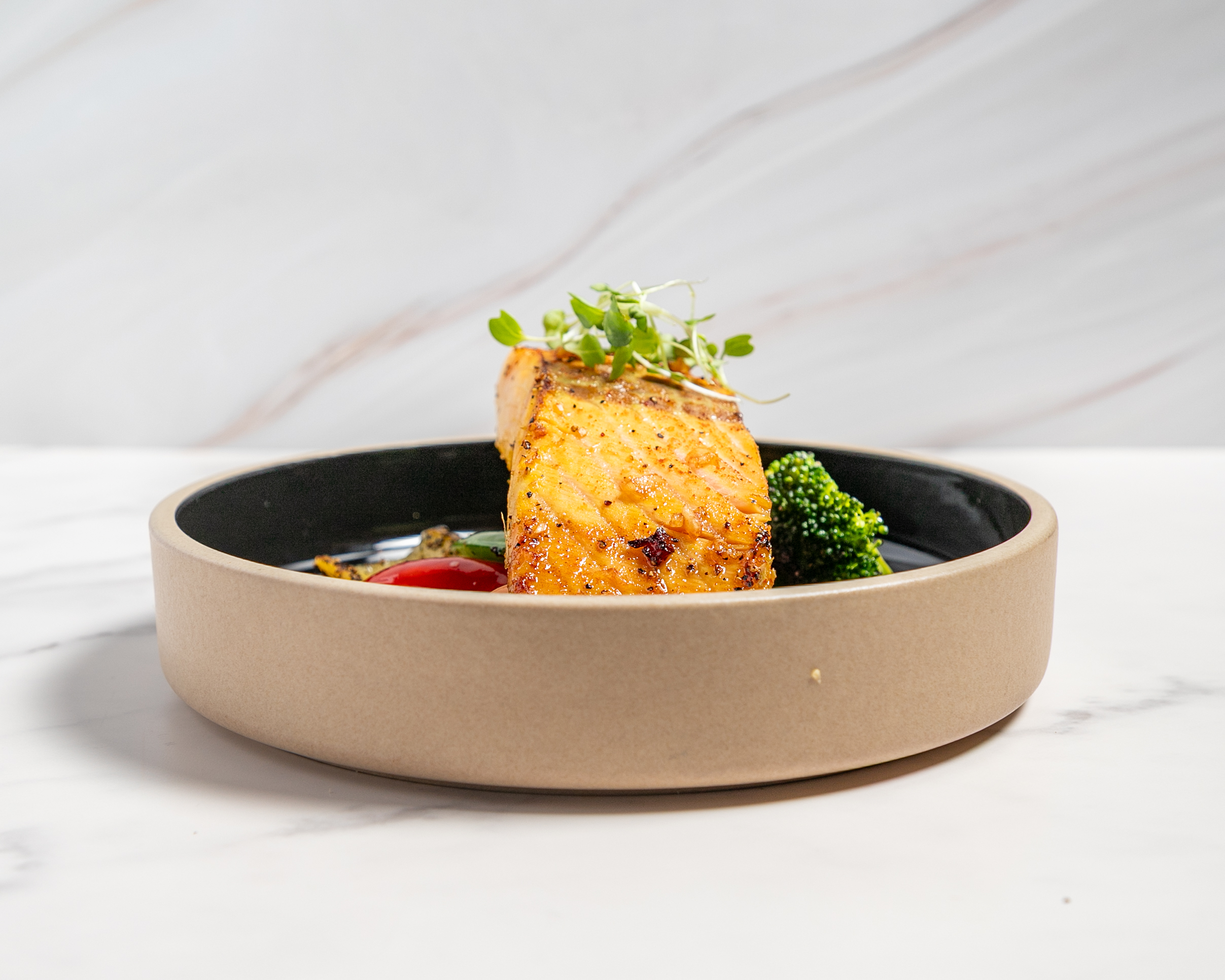 Kasundi Glazed Salmon.