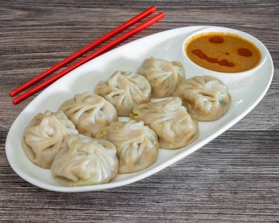 Veg Momo Steamed.