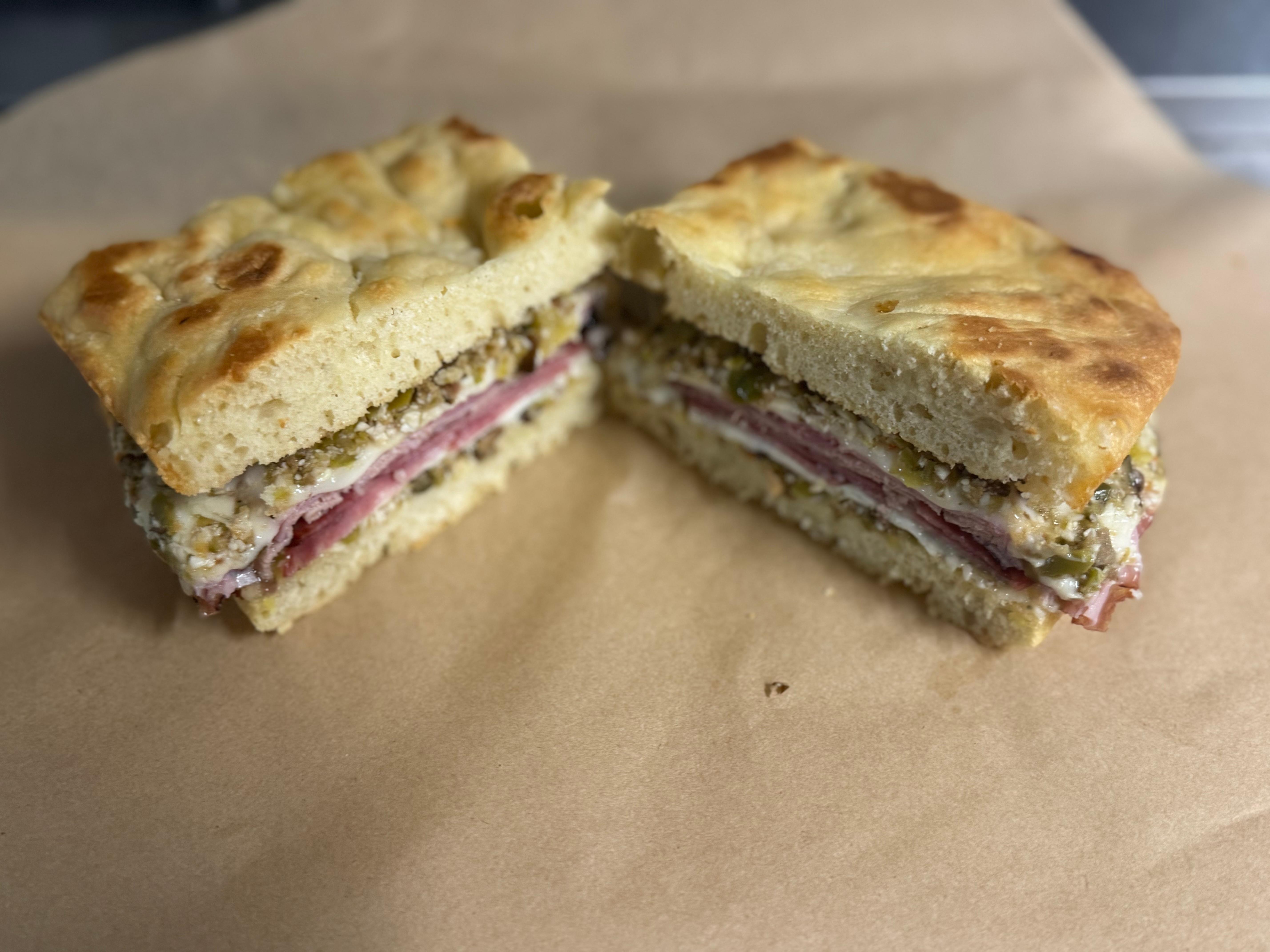 Muffuletta Sandwich.