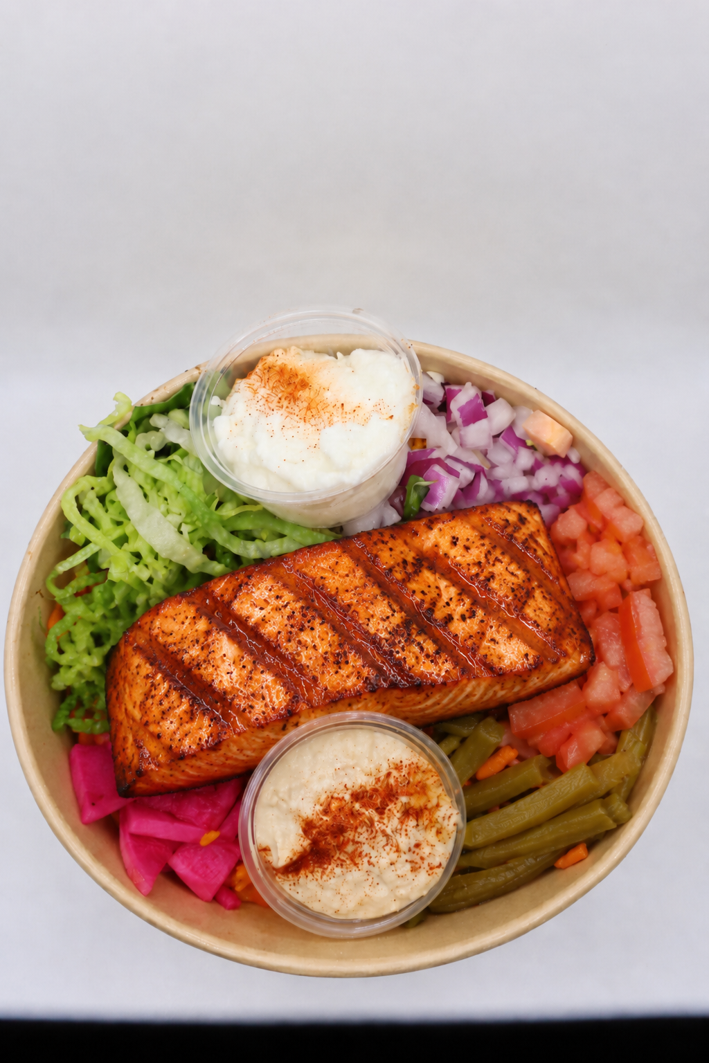 SAVORY GRILLED SALMON.