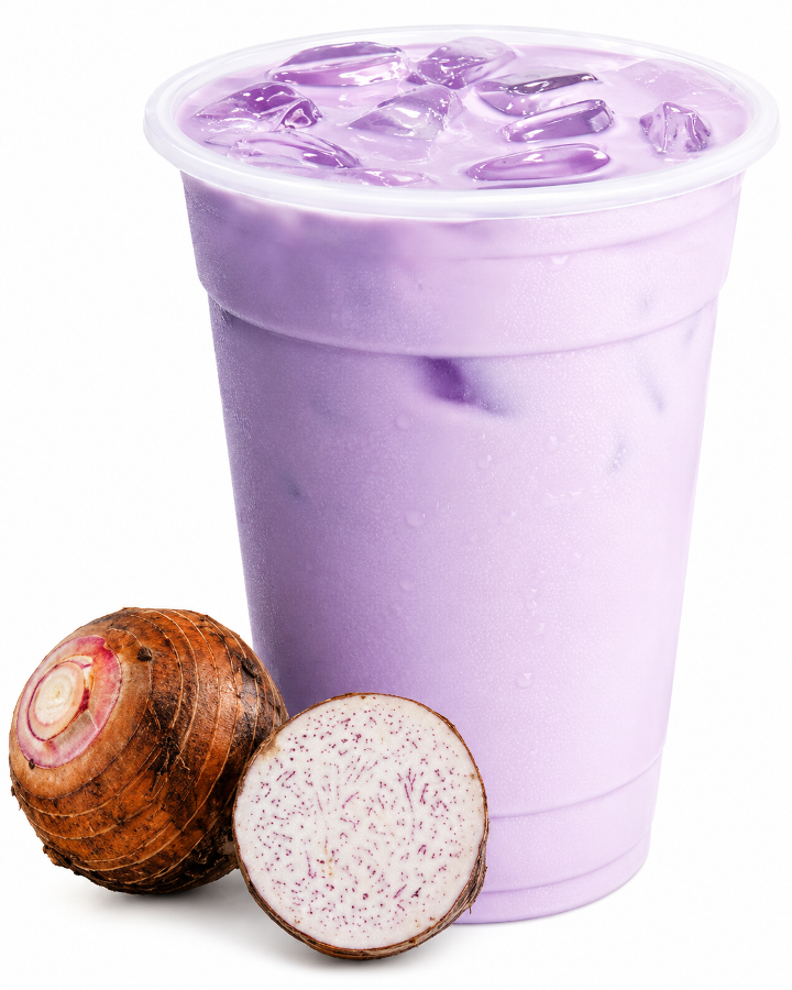 Taro Creamy Tea Latte 香芋奶绿.