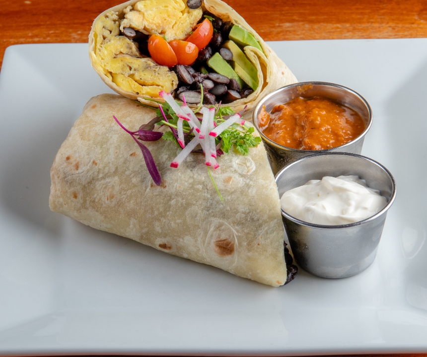 Chorizo Breakfast Burrito.