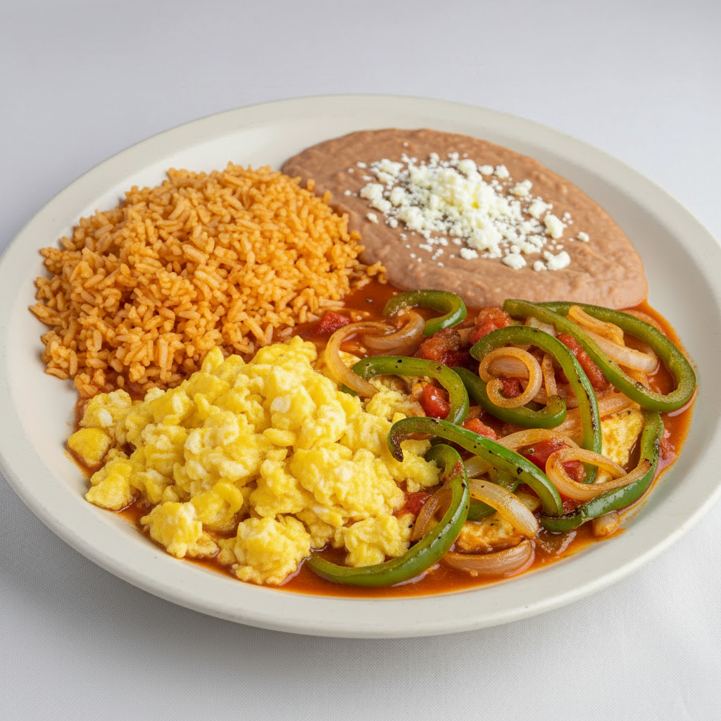 Huevos a La Mexicana.