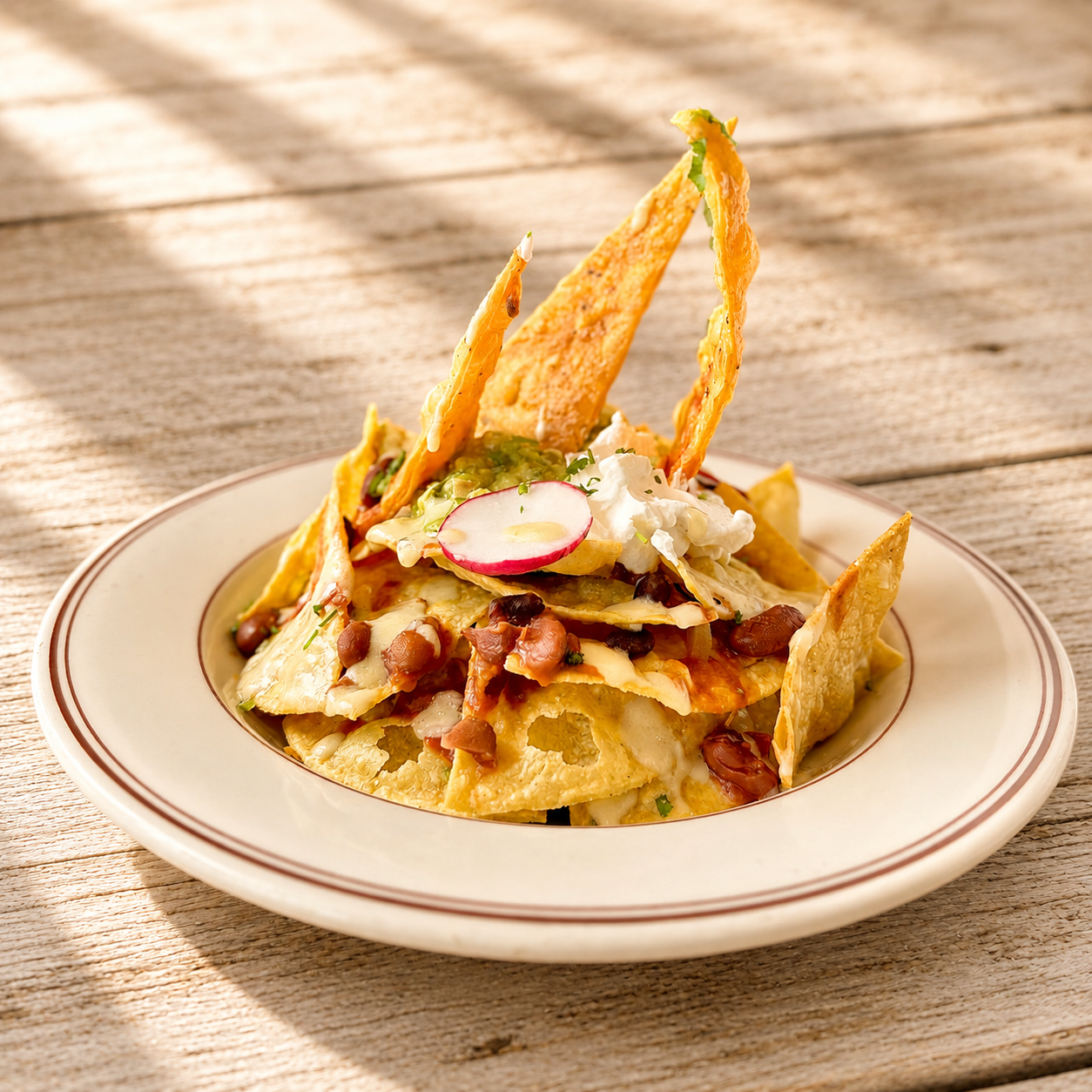 Cheesy Nachos Grande.