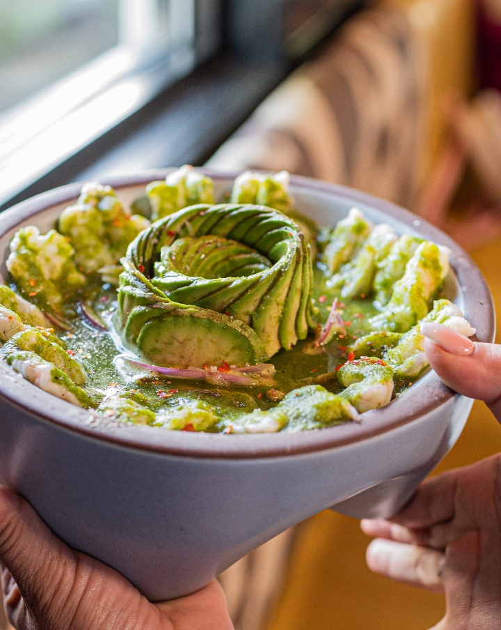 Shrimp Aguachile.