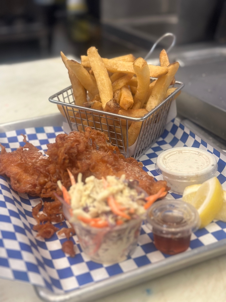 2 Pcs Fish & Chips.