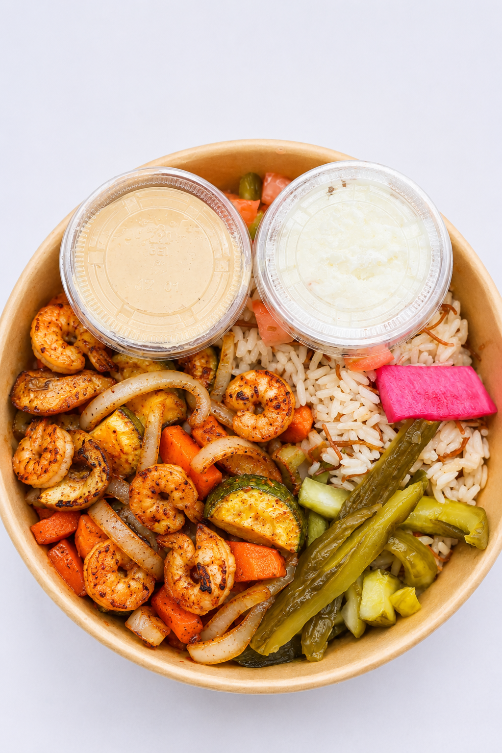 SHRIMP GALLABA.