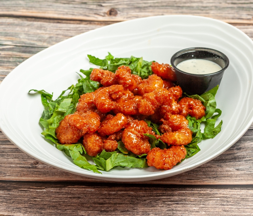 Buffalo Shrimp Bites.