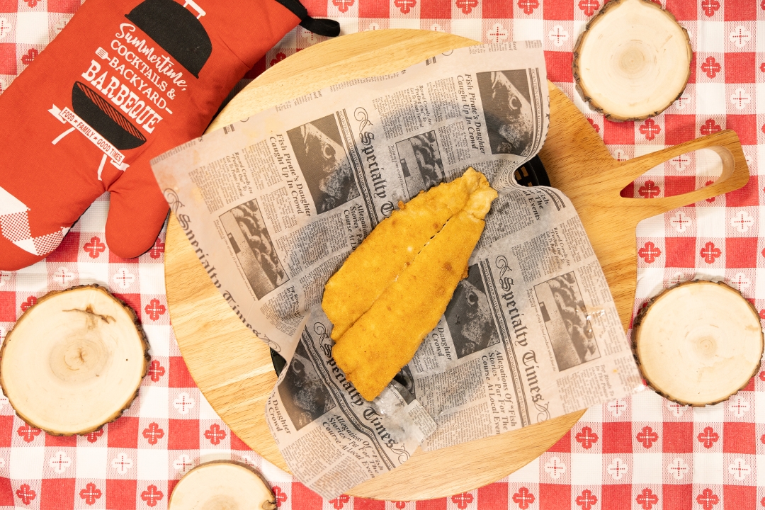 Fried Flounder.