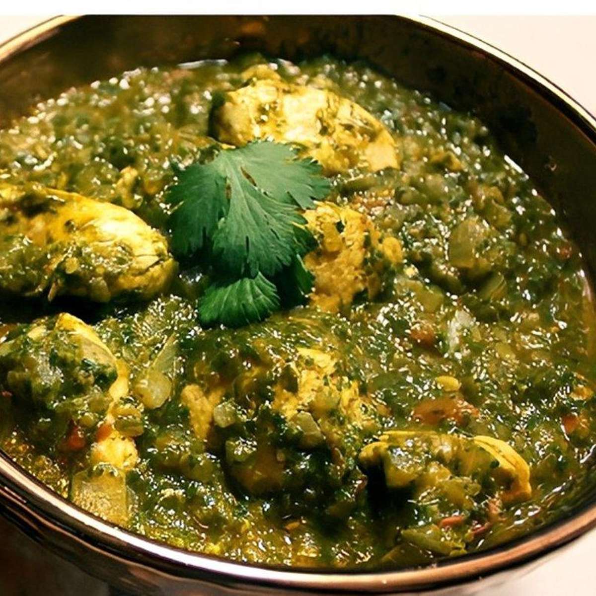 Murgh Saag.