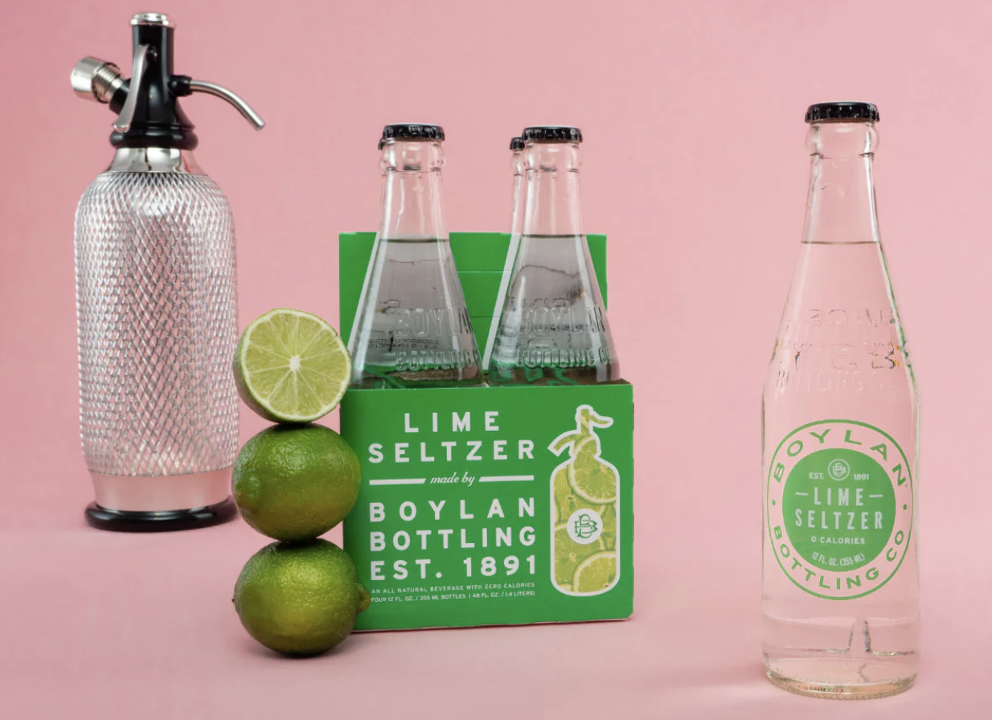 Boylan - lime seltzer [0 cal].