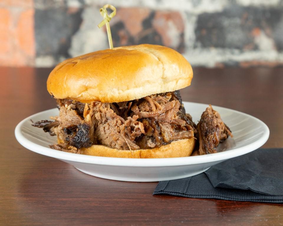 Beef Brisket Sandwich.