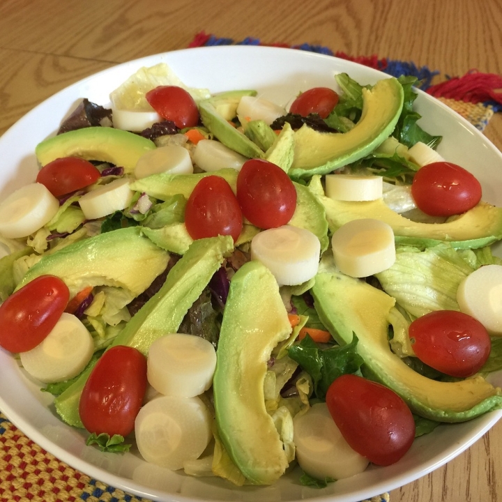 Heart of Palm and Avocado Salad.