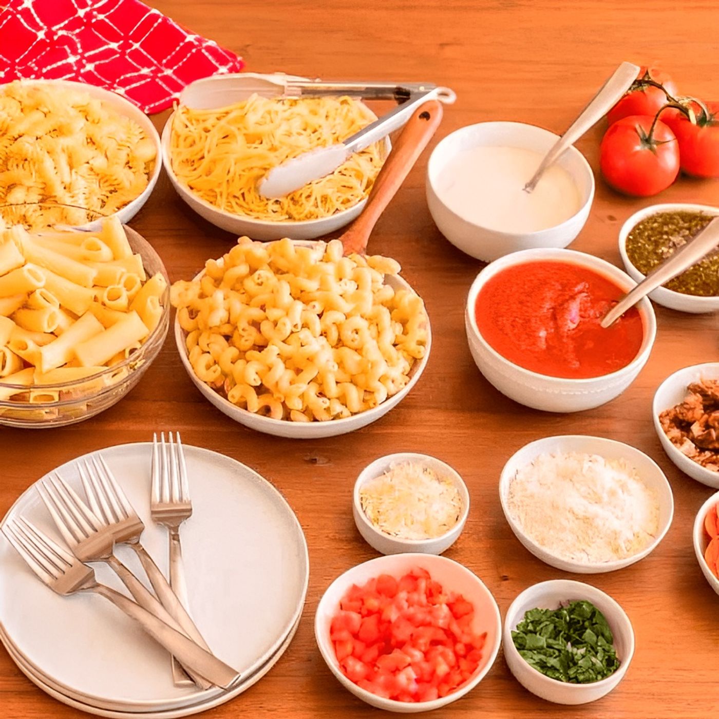 Build Your Own Pasta Dinner.