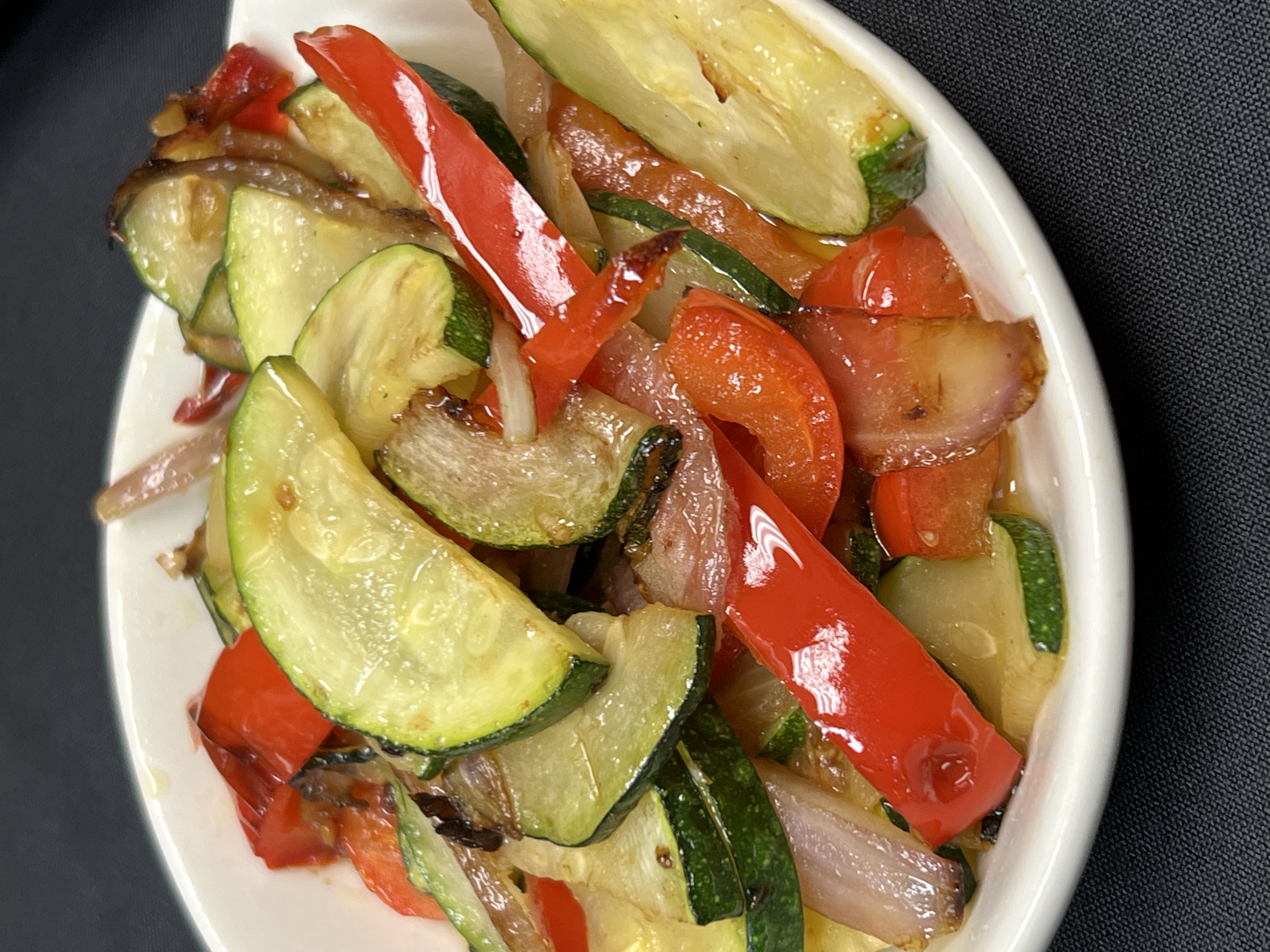 Sauteed Zucchini.