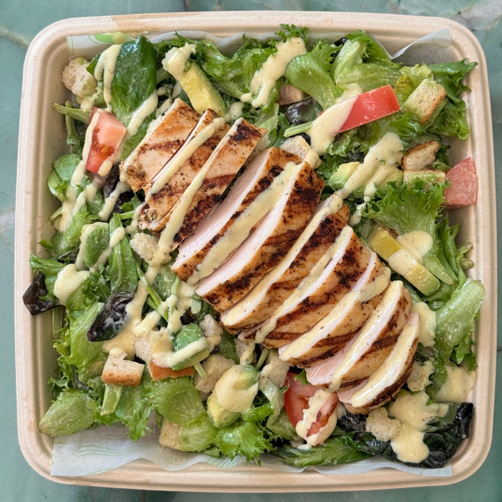 Chicken Caesar Salad.