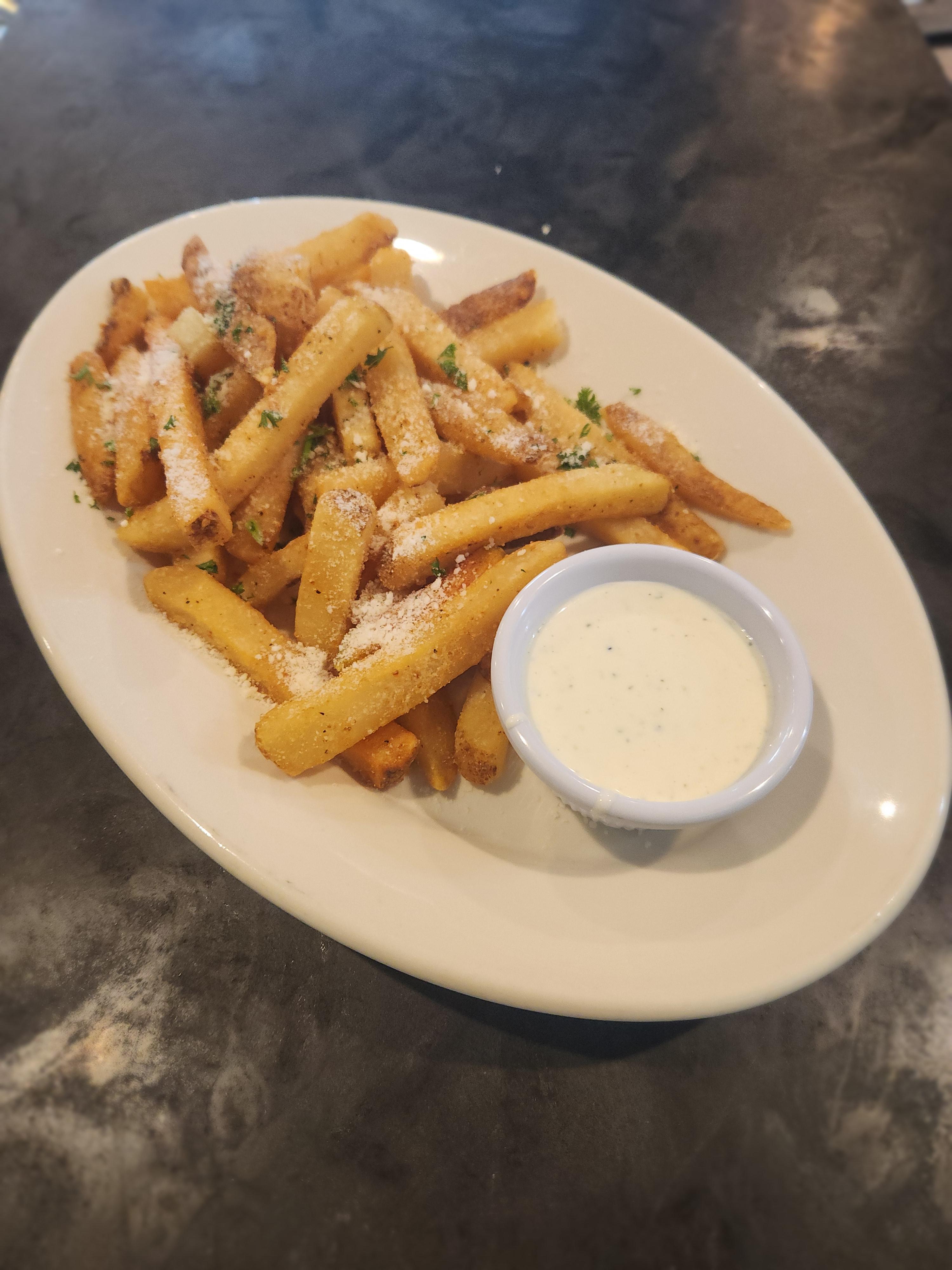 Garlic Parmesan Fries.