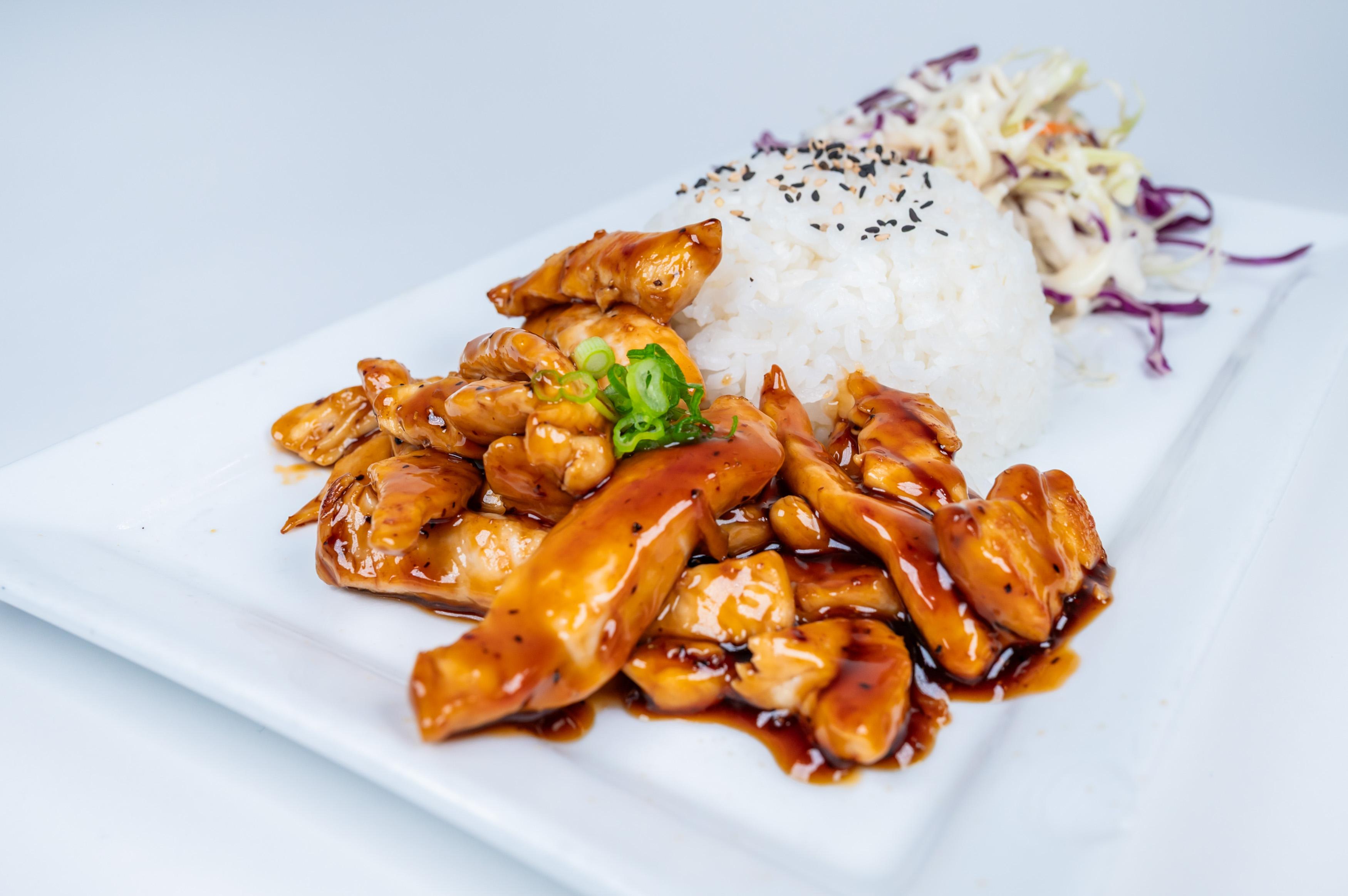 (Entree) Teriyaki Chicken.