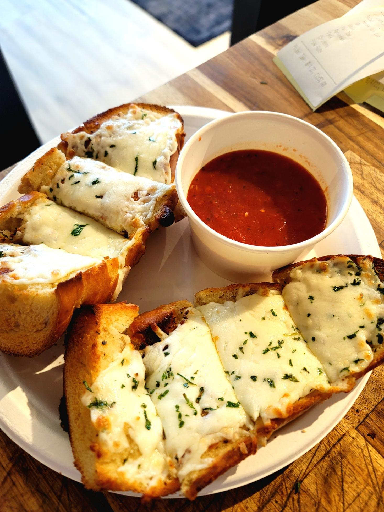 Cheesy Garlic Bread.