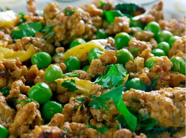 Hyderabadi Keema Matar.