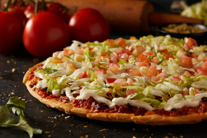 13" BLT Pizza.