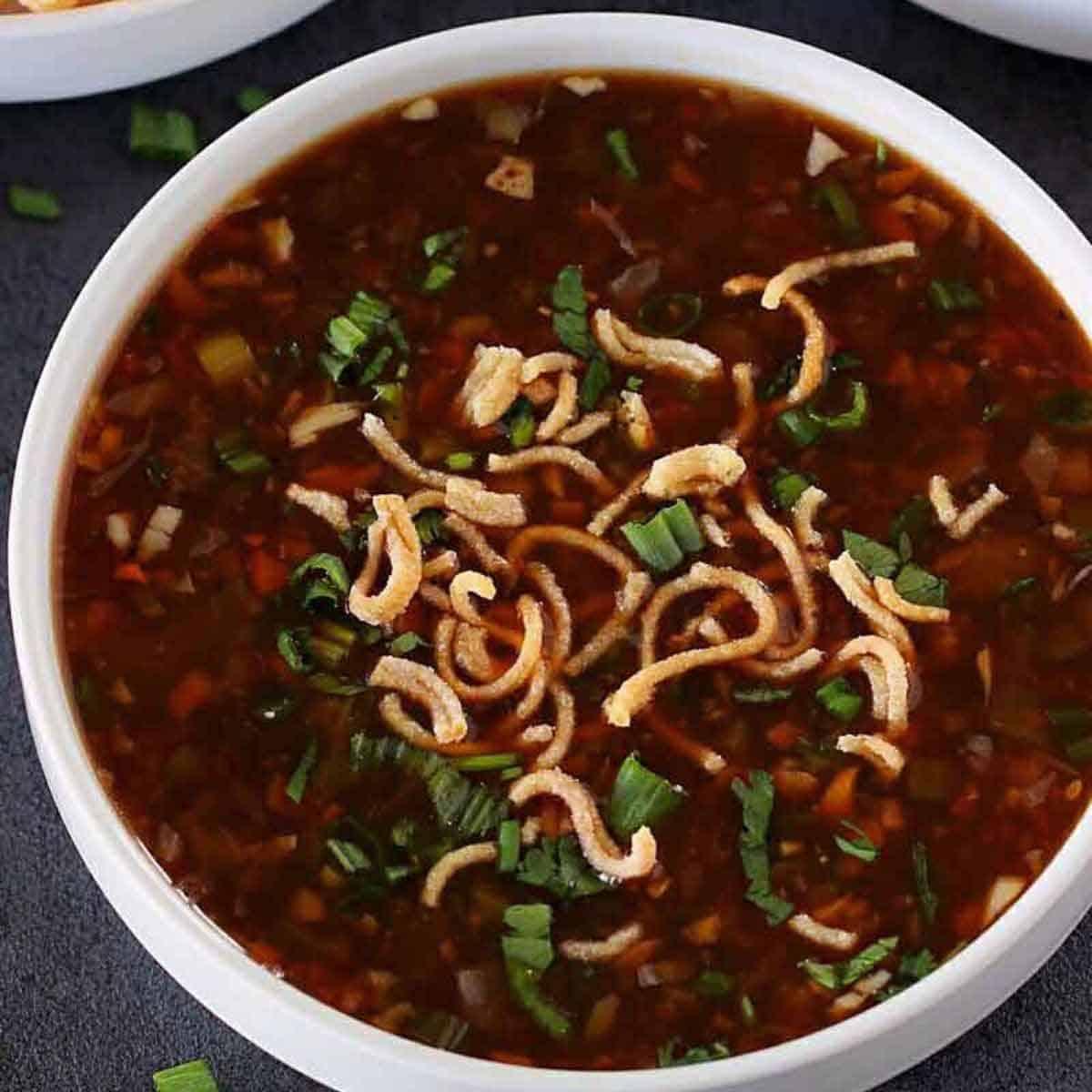 Veg Manchow Soup.