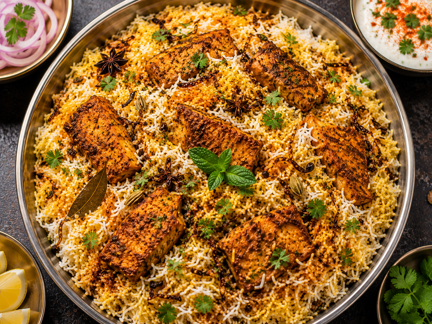 Fish Biryani.
