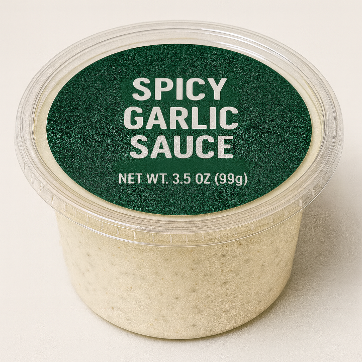 Spicy Garlic Sauce.