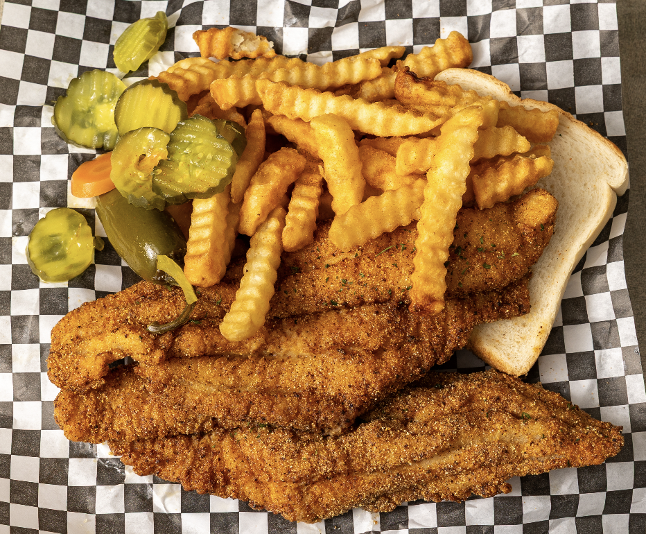 SPICEY FISH BASKET.