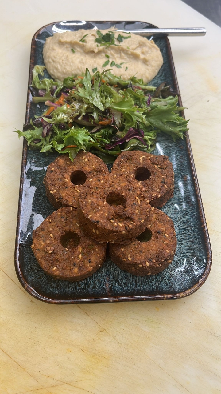 Falafel platter.