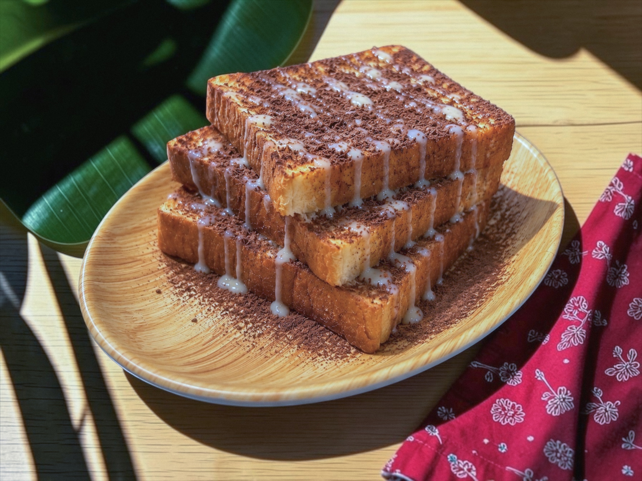 Thai Ovaltine Toast โอวัลตินโทสต์.