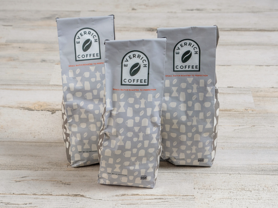 EverRich 12 oz coffee retail.