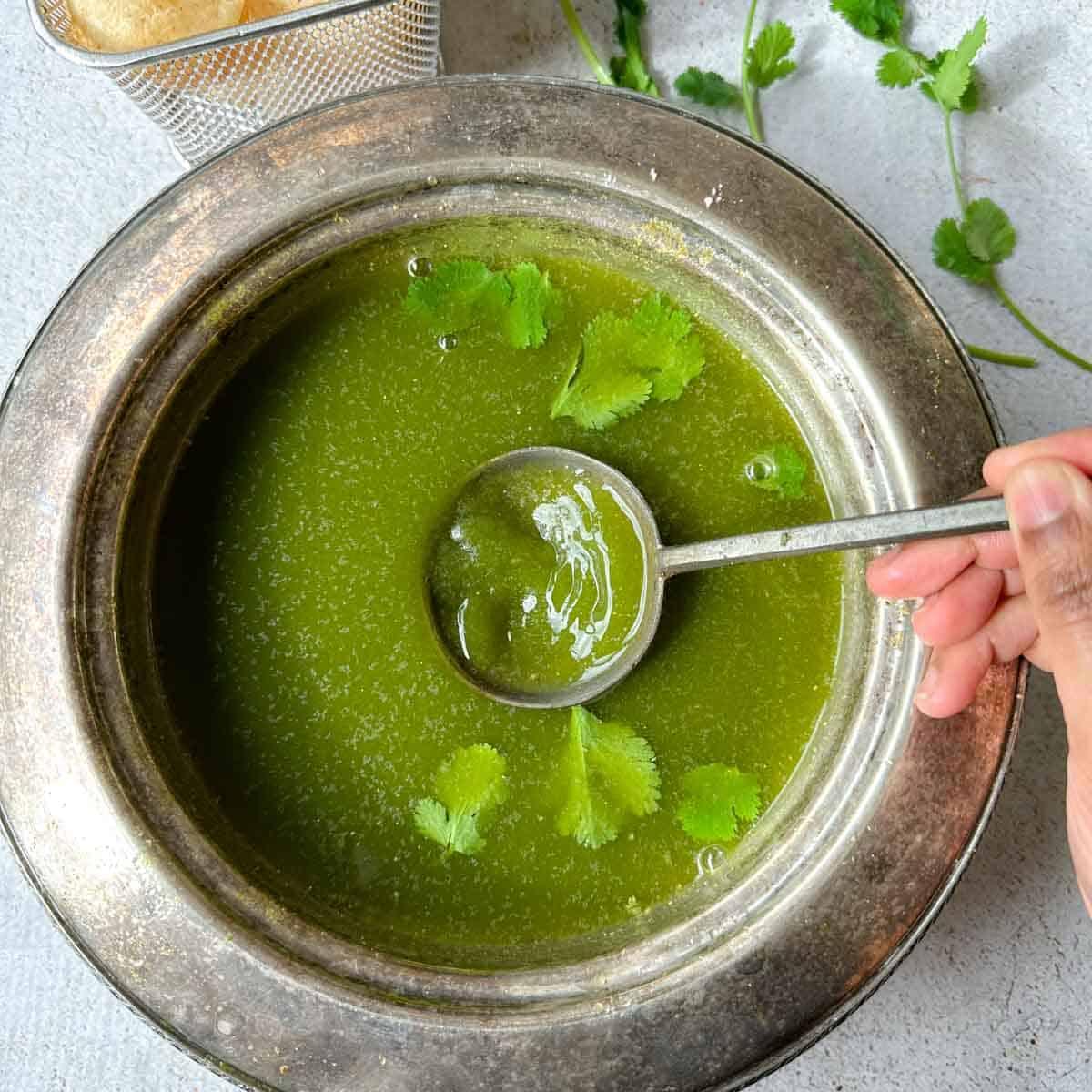 Pani Puri Water (Mint) 16Oz.