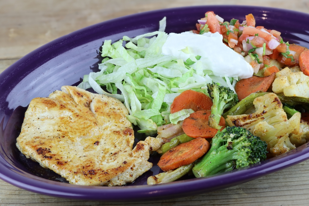 Grilled Chicken Veggie Delight.