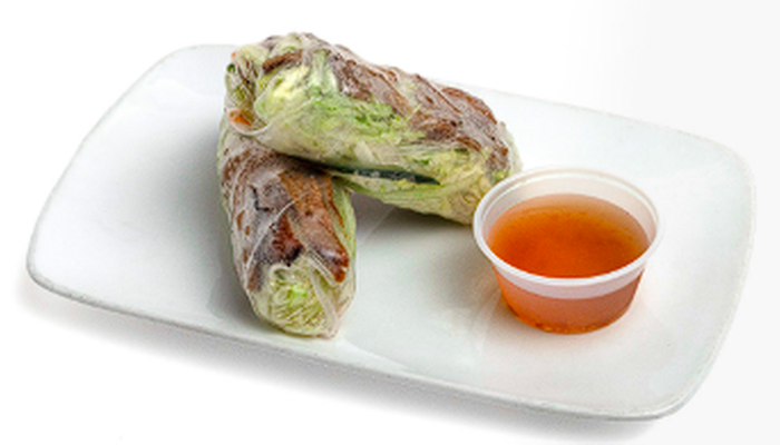 Beef Spring Rolls.
