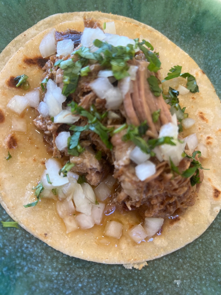 Pork Shoulder Taco.