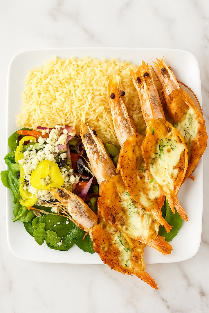 Butterfly Shrimp Plate.