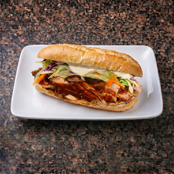 Jerk Pork Sandwich.