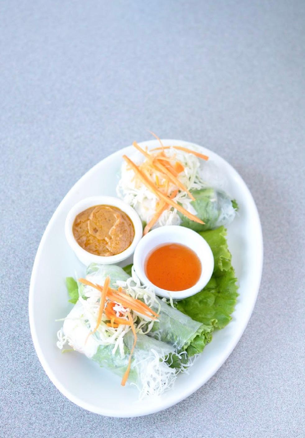#2 TOFU Fresh Spring Rolls (4Pcs) 🌼🌼🌼🌼🌼🌼.