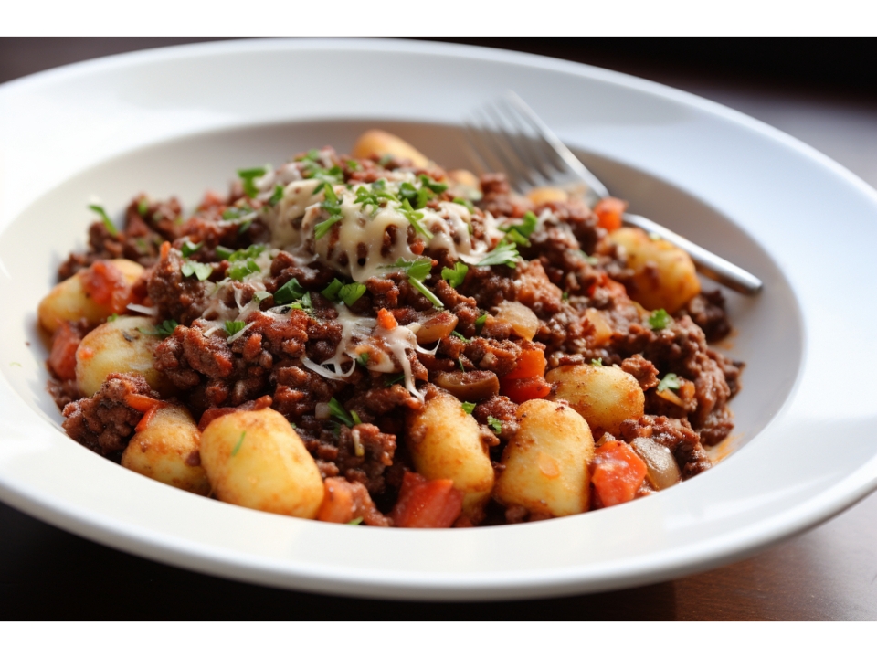 Gnocchi Bolognese.